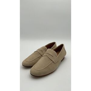 Quince Beige Suede Loafers